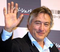 Robert De Niro at a Tokyo news conference for "The Good Shepherd."