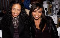 Melissa DeSousa and Danielle Nicolette at the Kevan Hall Spring 2005 show during the Mercedes-Benz Fashion Week.