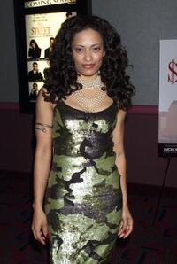 Melissa DeSousa at the world premiere of "The Street."