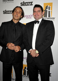 Alexandre Desplat and director Chris Weitz at the 13th Annual Hollywood Awards Gala Ceremony.