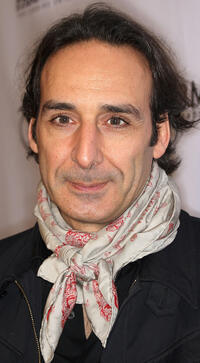 Alexandre Desplat at the Parmigiani Watches and Raffone Luggage Sony Pictures Classic Oscar party.