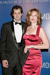 Catherine Dent and her husband at the MOCA 25 Years of Ground Breaking Art Achievements Anniversary Gala.