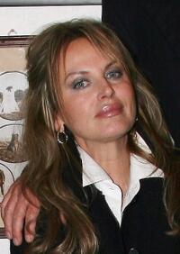Dalila di Lazzaro at the Ralph Lauren Home cocktail party.