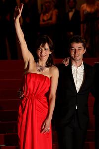 Sophie Marceau and Adrien de Van at the premiere of "Don't Look Back" during the 62nd International Cannes Film Festival.