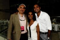 Dev Benegal, Tannishtha Chatterjee and Abhay Deol at the 2009 Doha Tribeca Film Festival.