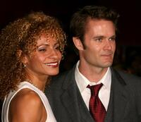 Garret Dillahunt and his wife at the premiere of "No Country For Old Men."