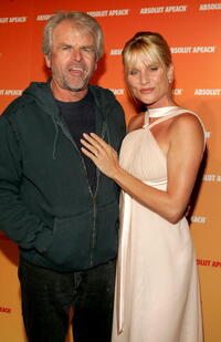 William Devane and Nicollette Sheridan at the Absolute Apeach launch.