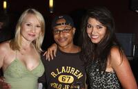 Alana Curry, Clinton Wallace and Devin DeVasquez at the after party of the premiere of "VLAD."