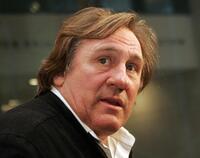 Gerard Depardieu at the Athens premiere of "Asterix and the Olympic Games".