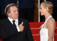 Gerard Depardieu and Cecile de France at the 59th edition of the International Cannes Film Festival premiere of "Quand j'etais chanteur".