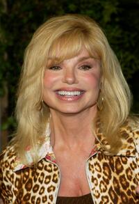 Loni Anderson attends a reception after the ceremony honoring actors Penny Marshall and Cindy Williams.