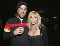 Loni Anderson and Zachary Quinto at the VH1 "So NoTORIous" Screening Party.