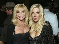 Loni Anderson and Tori Spelling at the VH1 "So NoTORIous" Screening Party.
