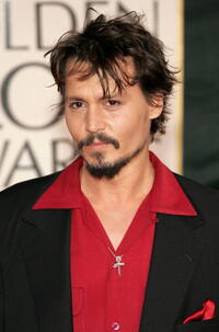 Johnny Depp at the 63rd Annual Golden Globe Awards in Beverly Hills.