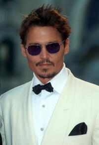 Johnny Depp at the Tim Burton Golden Lion For Lifetime Achievement Award ceremony in Venice, Italy.