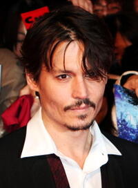 Johnny Depp at the "Sweeney Todd" Japan Premiere in Tokyo, Japan.