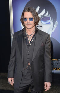Johnny Depp at the California premiere of "Dark Shadows."