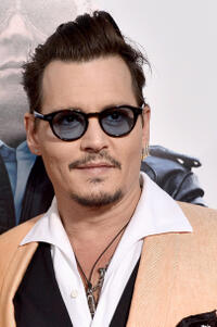 Johnny Depp at the 'Black Mass' Boston special screening at the Coolidge Corner.