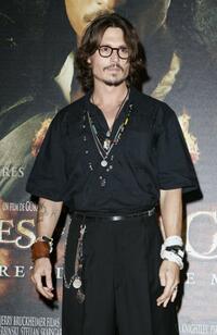 Johnny Depp at the premiere of "Pirates of the Caribbean 2: Dead Man's Chest."