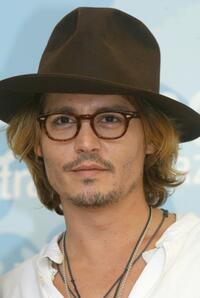 Johnny Depp at the photocall of "Once upon a time in Mexico" during the 60th Venice Film Festival.
