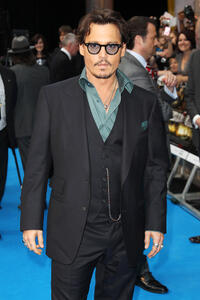 Johnny Depp at the UK premiere of "Pirates of the Caribbean: On Stranger Tides."