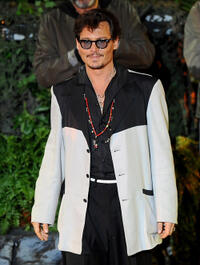 Johnny Depp at the California premiere of "Pirates of the Caribbean: On Stranger Tides."