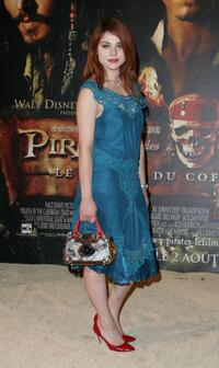 Emilie Dequenne at the French premiere of "Pirates of the Caribbean 2: Dead Man's Chest."