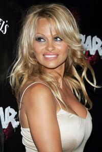 Pamela Anderson at the grand opening party of Rokbar Hollywood.