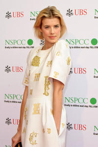 Agyness Deyn at the Pop Art Ball in London.