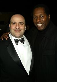 Omid Djalili and Wren Brown at the dinner in honor of Whoopi Goldberg.