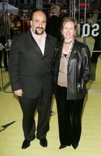 Omid Djalili and Annabel Knight at the world premiere of "Alien Autopsy."