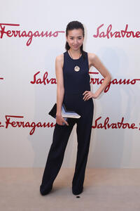 Dong Jie at the promotion in Beijing.