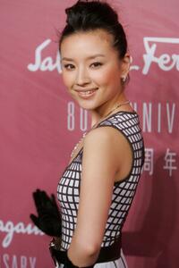 Dong Jie at the Salvatore Ferragamo 80th Anniversary Party.