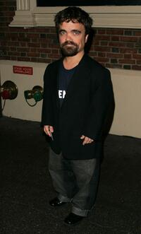 Peter Dinklage at the opening night of "Dracula The Musical."
