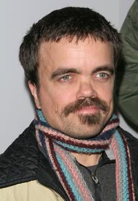 Peter Dinklage at the after party of "Fat Pig."