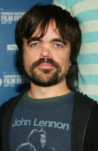 Peter Dinklage at the press conference of "Penelope" during the Toronto International Film Festival.