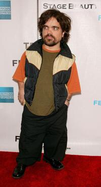 Peter Dinklage at the Gala premiere of "Stage Beauty" during the 2004 Tribeca Film Festival.
