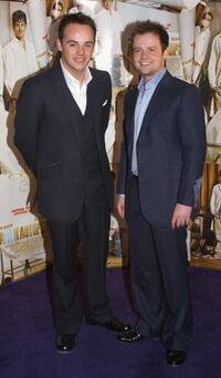 Anthony McPartlin and Declan Donnelly at the Irish premiere of "Alien Autopsy."