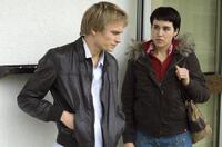 Jeremie Renier as Claudy and Arta Dobroshi as Lorna in "Lorna's Silence."