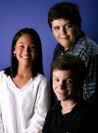Zoe Wiezenbaum, Conor Donovan and Jesse Camacho at the portrait session of "Twelve and Holding."