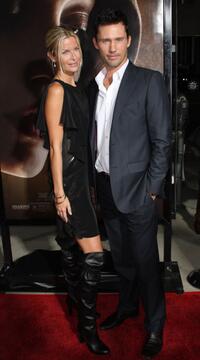Jeffrey Donovan and Guest at the premiere of "Changeling."