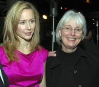Megan Dodds and Cindi Corrie at the after party of the opening of "My Name Is Rachel Corrie."