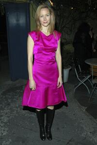 Megan Dodds at the after party of the opening of "My Name Is Rachel Corrie."