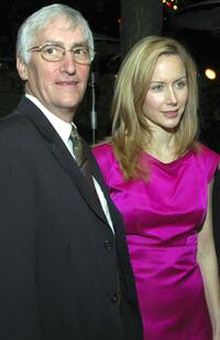 Craig Corrie and Megan Dodds at the after party of the opening of "My Name Is Rachel Corrie."