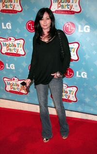 Shannen Doherty at the LG's Mobile TV Party.