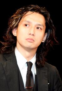 Masanobu Ando at the promotion of "Sukiyaki Western Django."