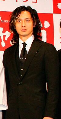 Masanobu Ando at the promotion of "Sukiyaki Western Django."