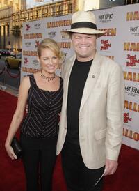 Ami Dolenz and Mickey Dolenz at the premiere of "Halloween."