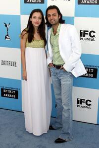 Leticia Dolera and Ahmad Razvi at the 22nd Annual Film Independent Spirit Awards.