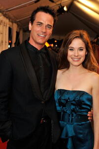 Paul Gross and Caroline Dhavernas at the premiere of "Passchendaele" during the 2008 Toronto International Film Festival.